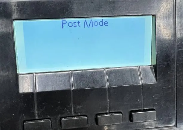 Телефон в режиме POST