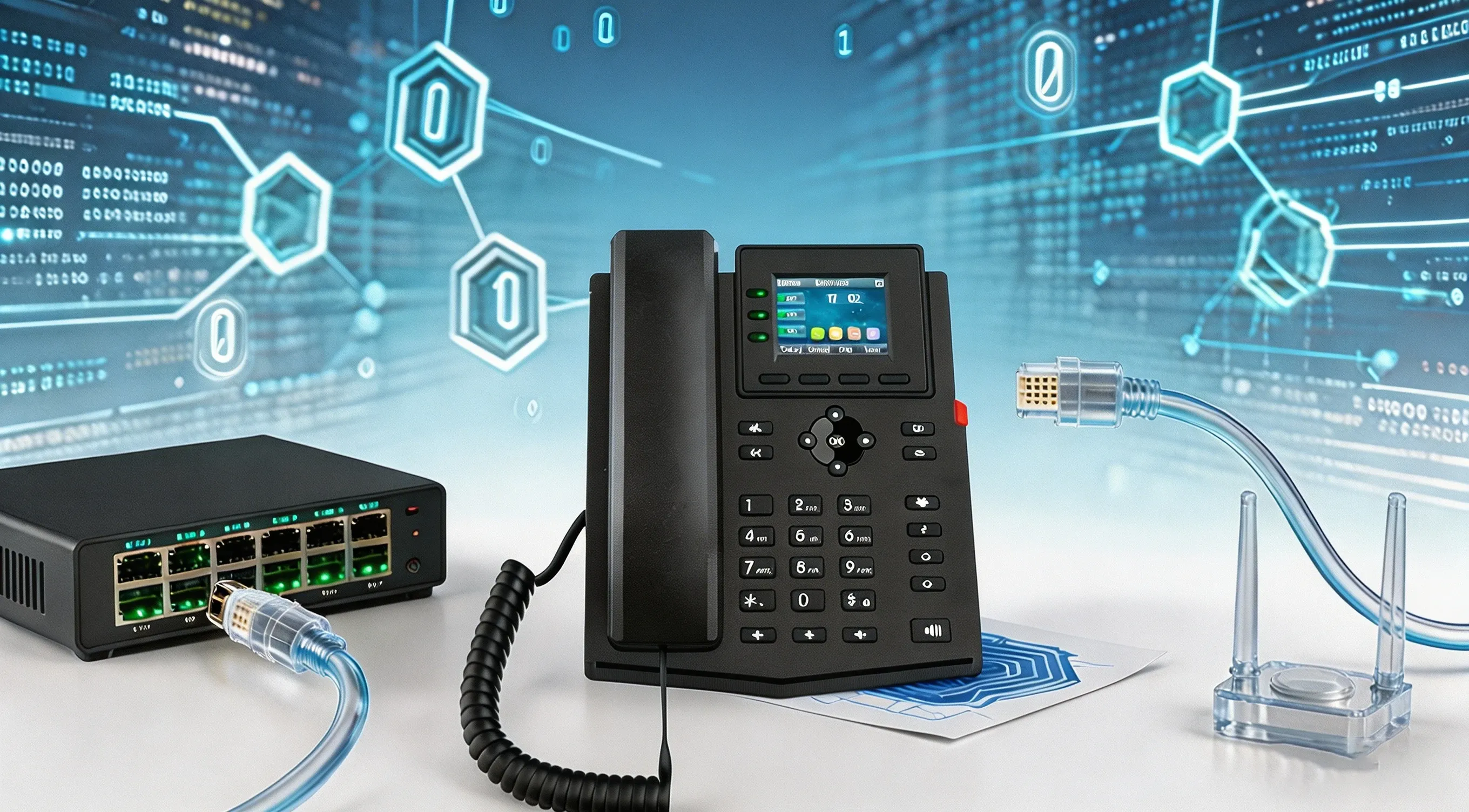 Управляемый Ethernet-коммутатор с подачей питания PoE+ на IP-телефоны, беспроводные точки доступа и камеры безопасности по структурированной кабельной сети