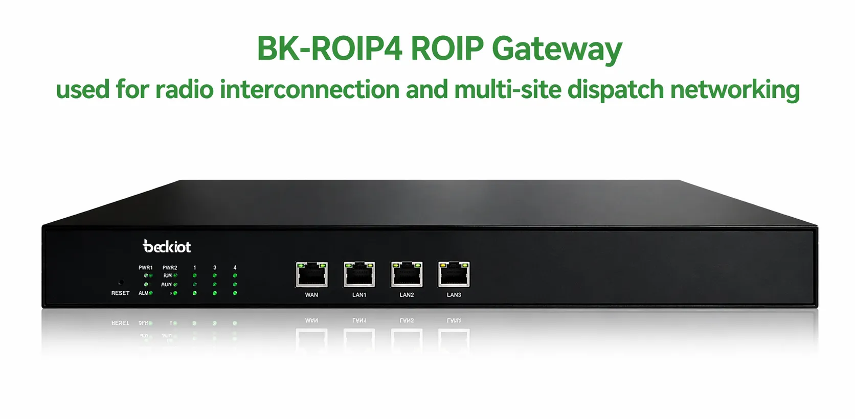 Шлюз BK-ROIP4 ROIP для стыковки радиостанций и организации многообъектной диспетчерской сети