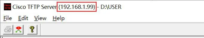 IP of the PC configuring the server