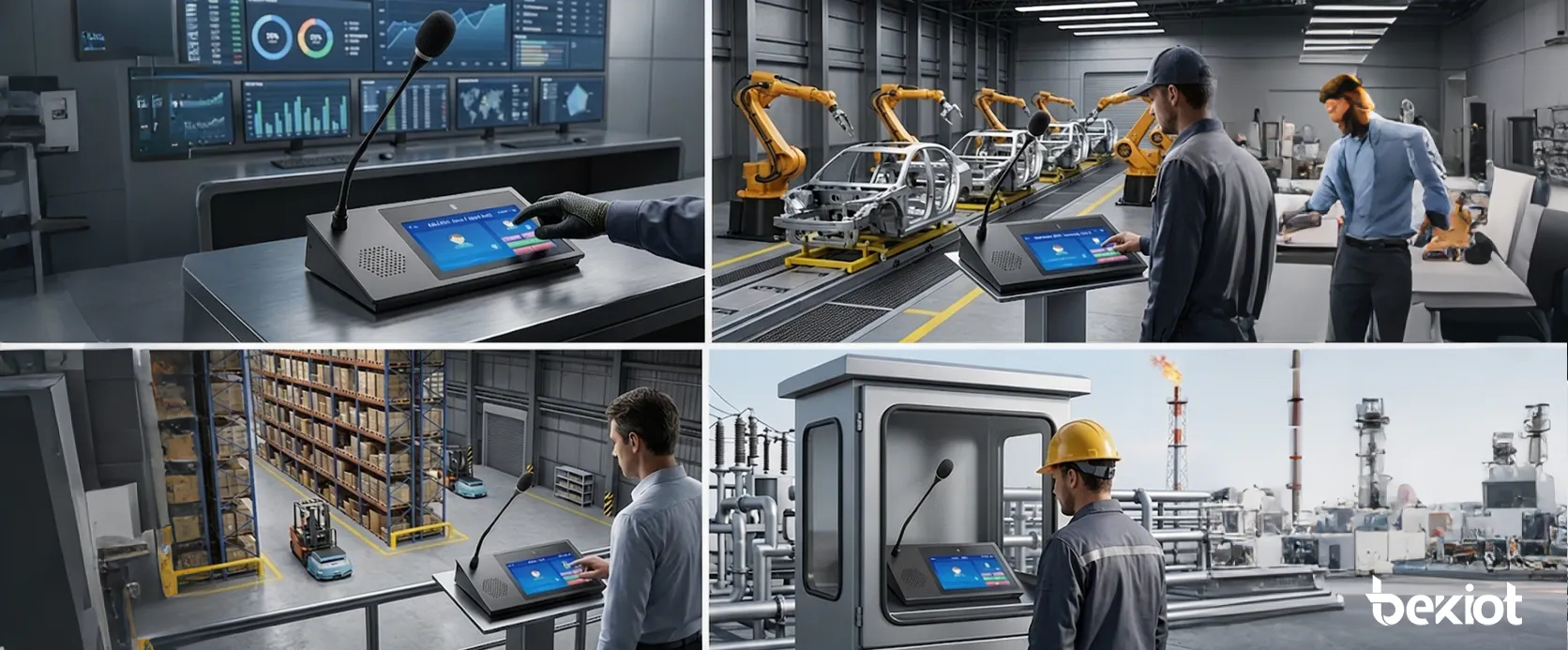 SIP-микрофон GP600VN в современной диспетчерской