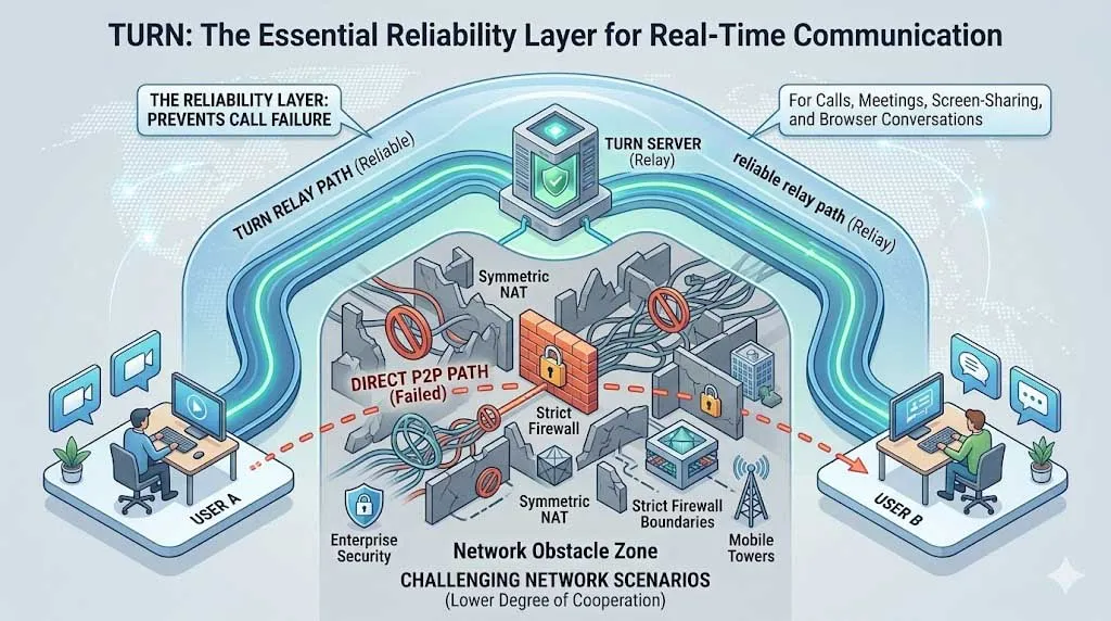 Протокол TURN (Traversal Using Relays around NAT): что это такое, принцип работы и области применения