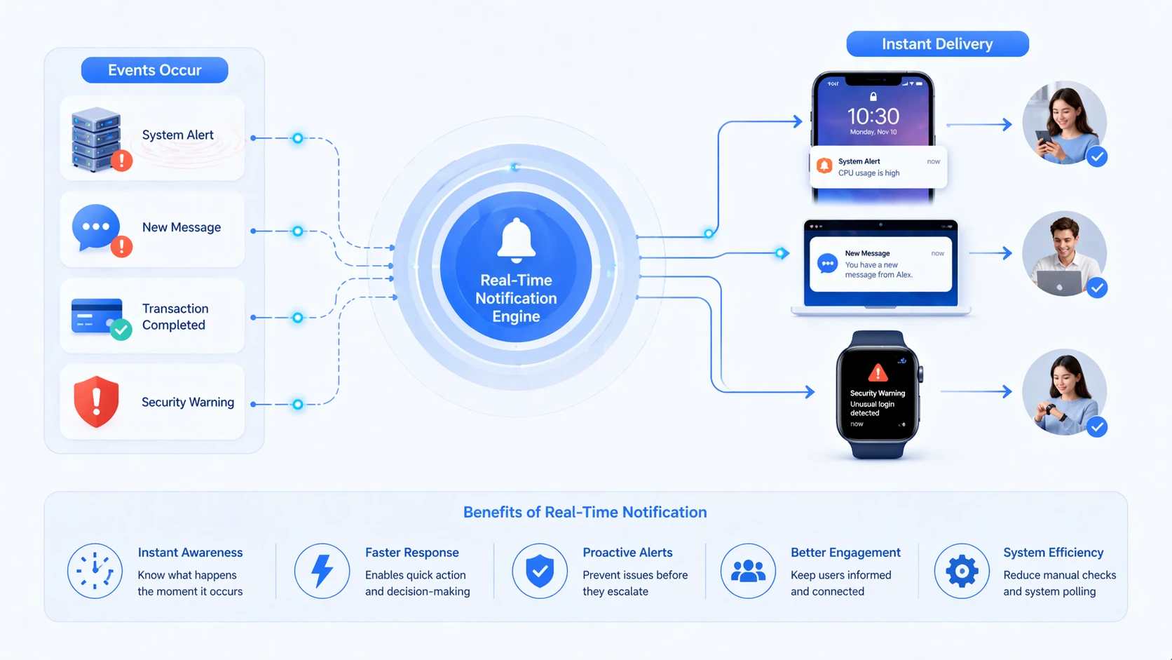 Что такое уведомления в реальном времени? Особенности и применение