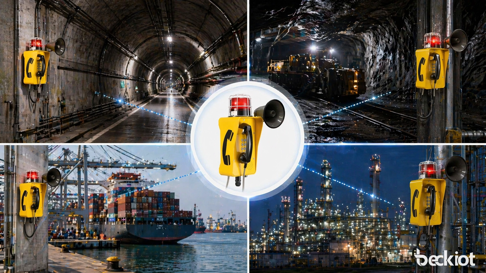 Всепогодный настенный телефон BKTS2 для тоннелей, шахт, портов и промышленных предприятий