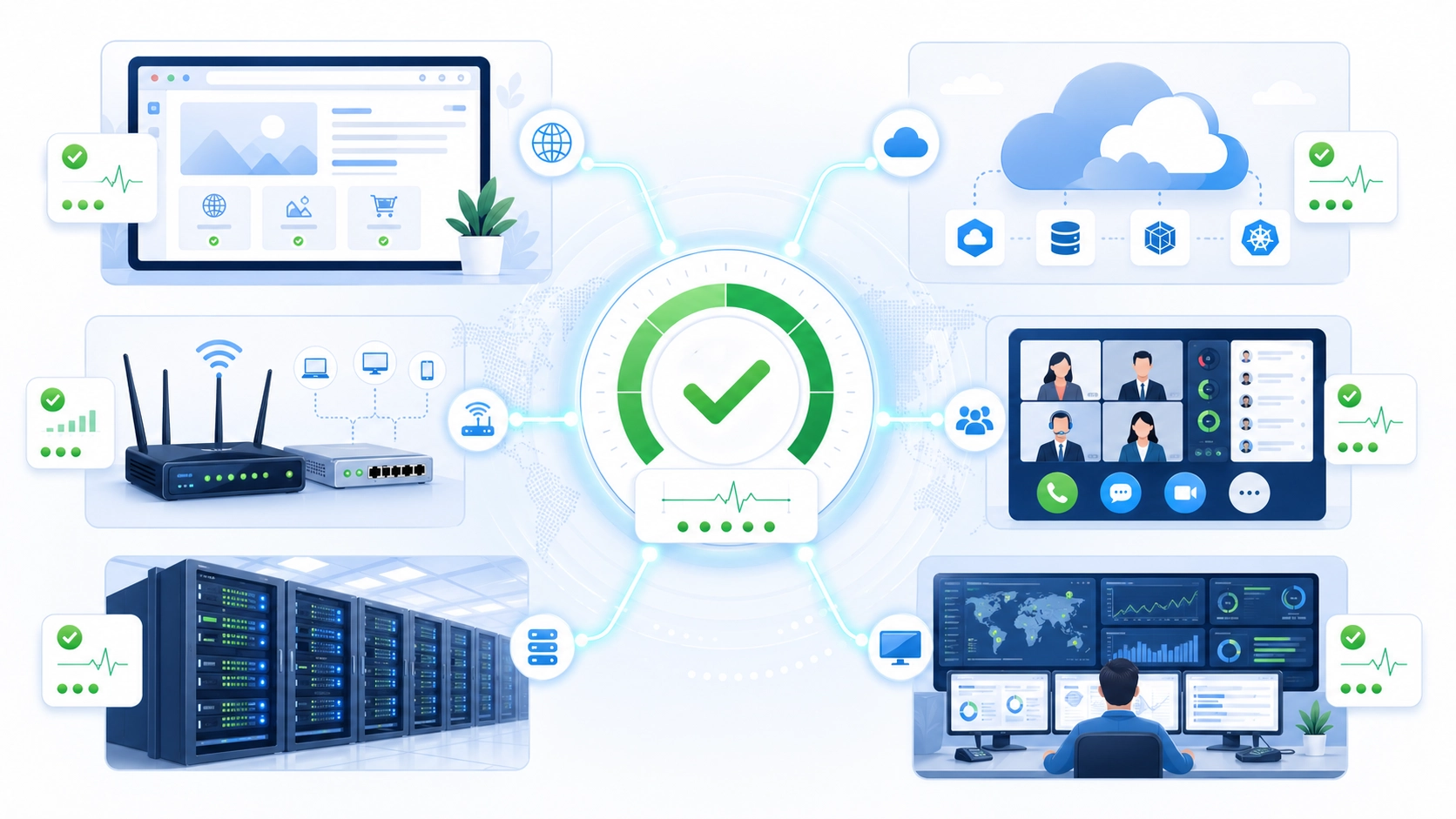Уровни доступности аптайма, сравнивающие надёжность 99%, 99,9% и 99,99% с влиянием времени простоя