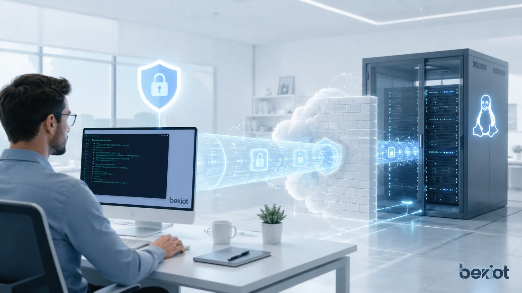 Каков принцип работы протокола SSH на практике?