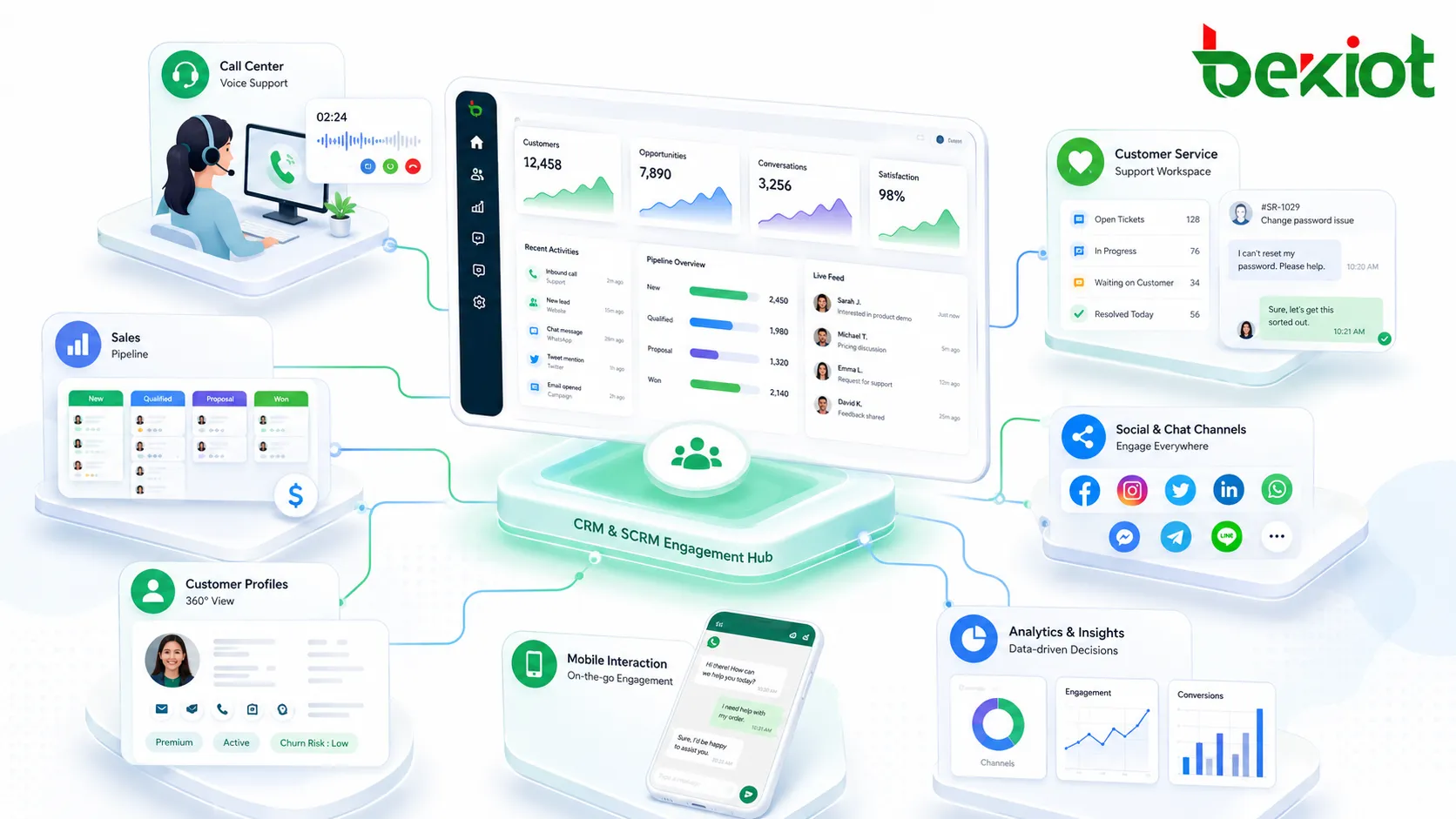 Что такое CRM и SCRM?