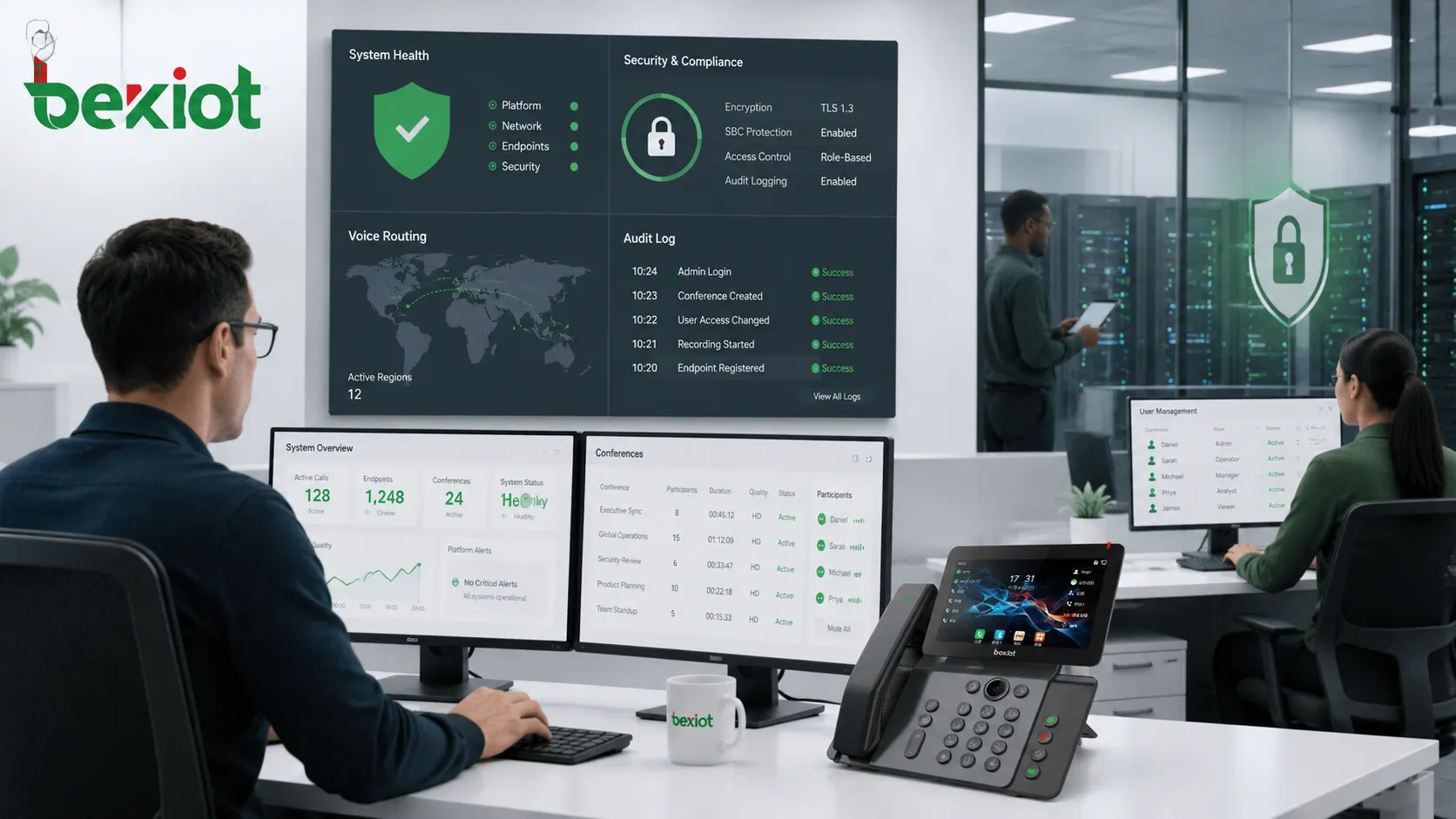 Безопасная корпоративная платформа аудиоконференций под управлением ИТ и операционных команд