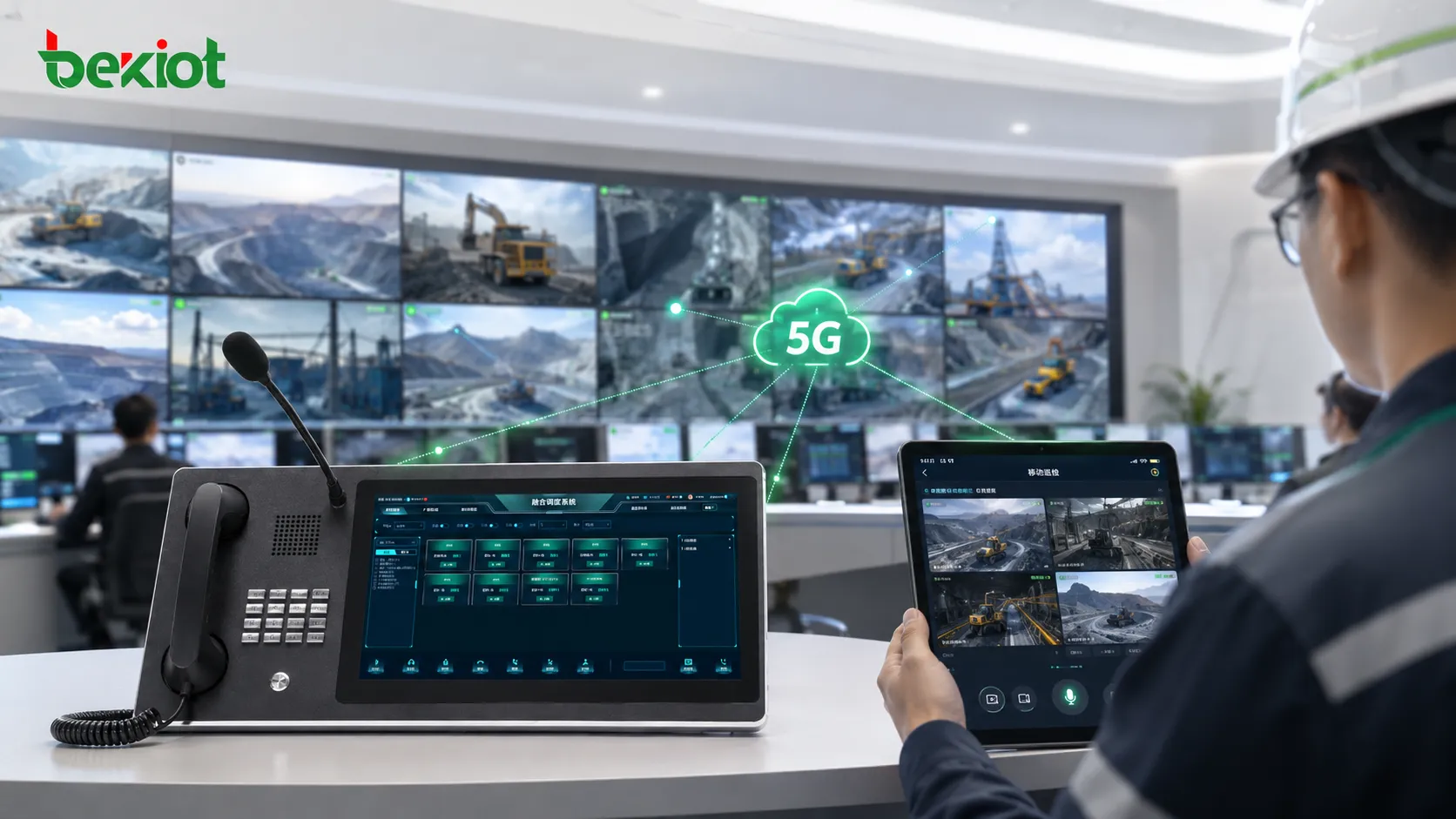 Решение по конвергенции видео для интеллектуальной шахты 5G