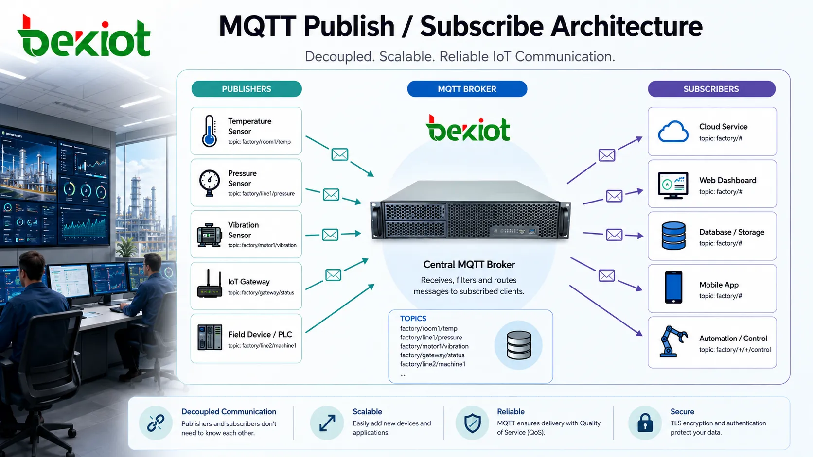 Анализ принципа работы MQTT