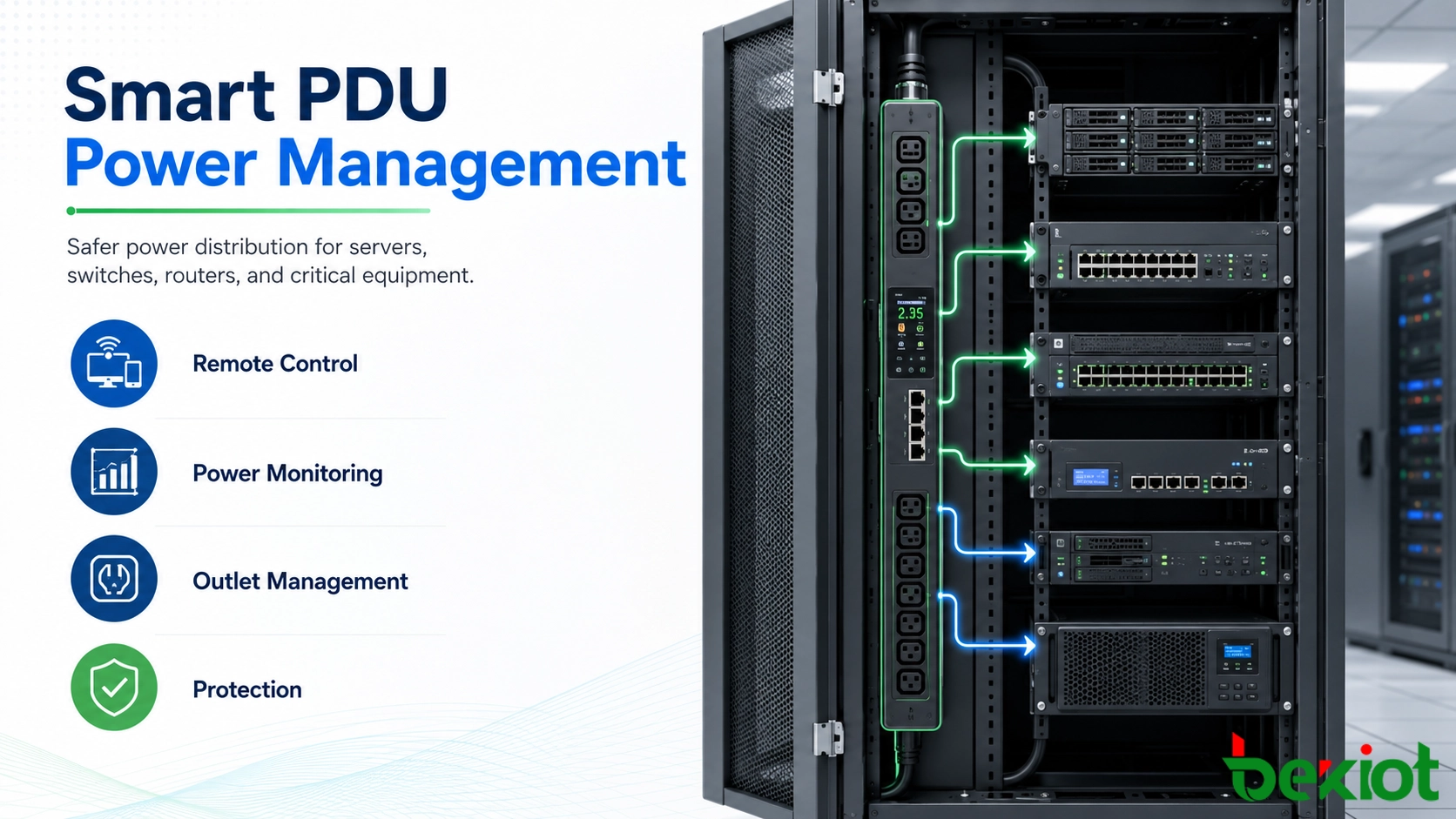 Почему стоит выбрать интеллектуальную PDU для современного управления электропитанием?
