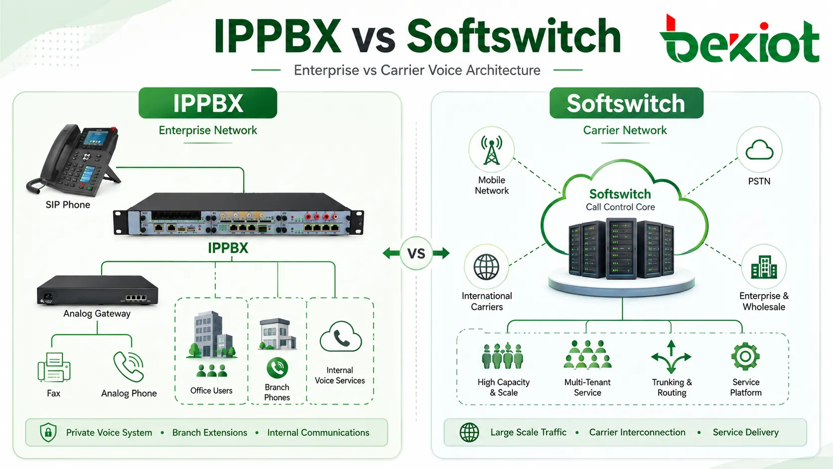 IPPBX или Softswitch: ключевые различия и практическое руководство по выбору решения