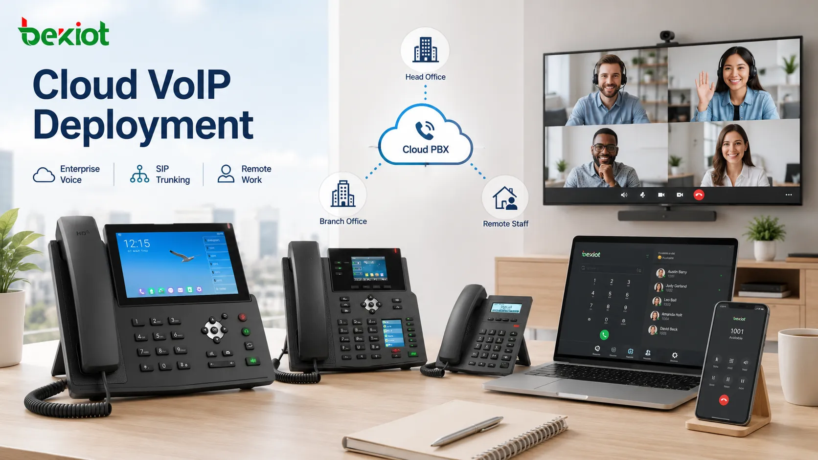 Региональный спрос на VoIP-телефоны в Северной Америке, Европе, Азиатско-Тихоокеанском регионе, Латинской Америке, на Ближнем Востоке и в Африке