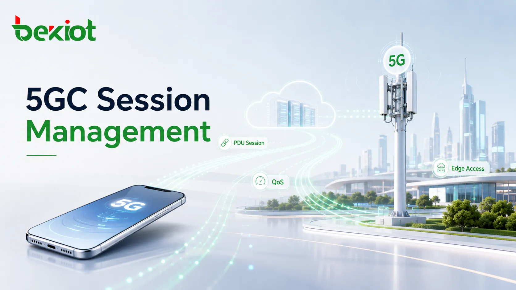 Как управление сессиями 5GC контролирует PDU-сессии, QoS и периферийный доступ?