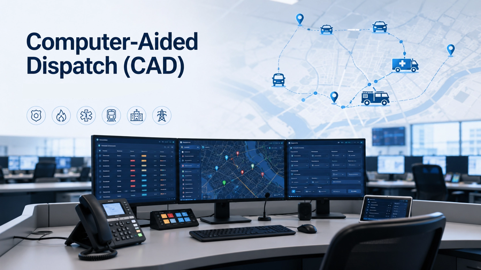 Что такое автоматизированная диспетчеризация (CAD) и как она работает?
