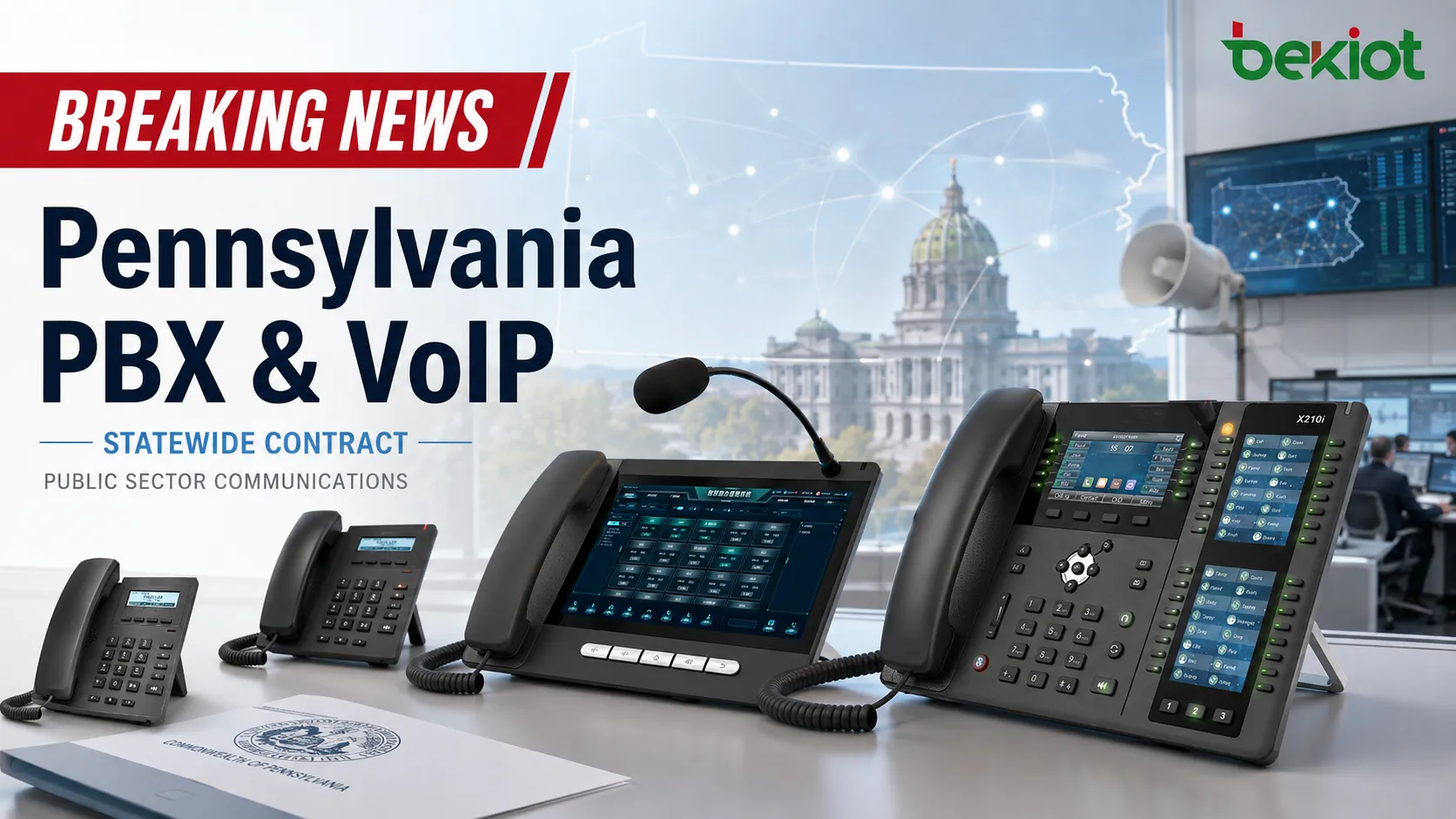 Срочная новость: ConnX получила контракт на PBX и VoIP в Пенсильвании