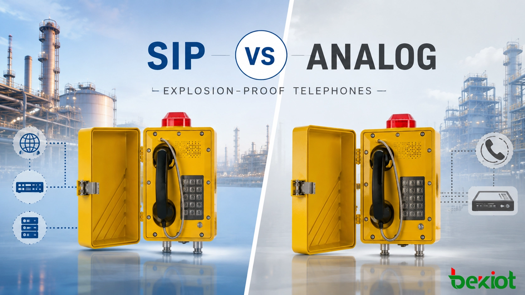 SIP против аналоговых взрывозащищённых телефонов: в чём разница?