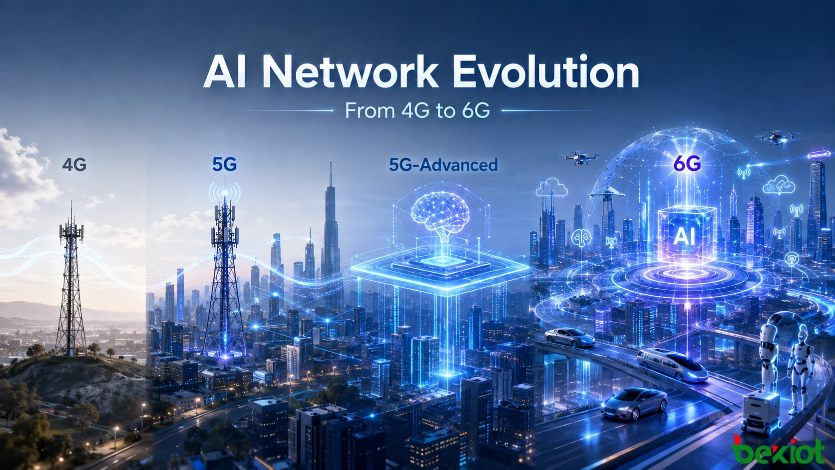 Как ИИ меняет мобильные сети от 4G до 6G