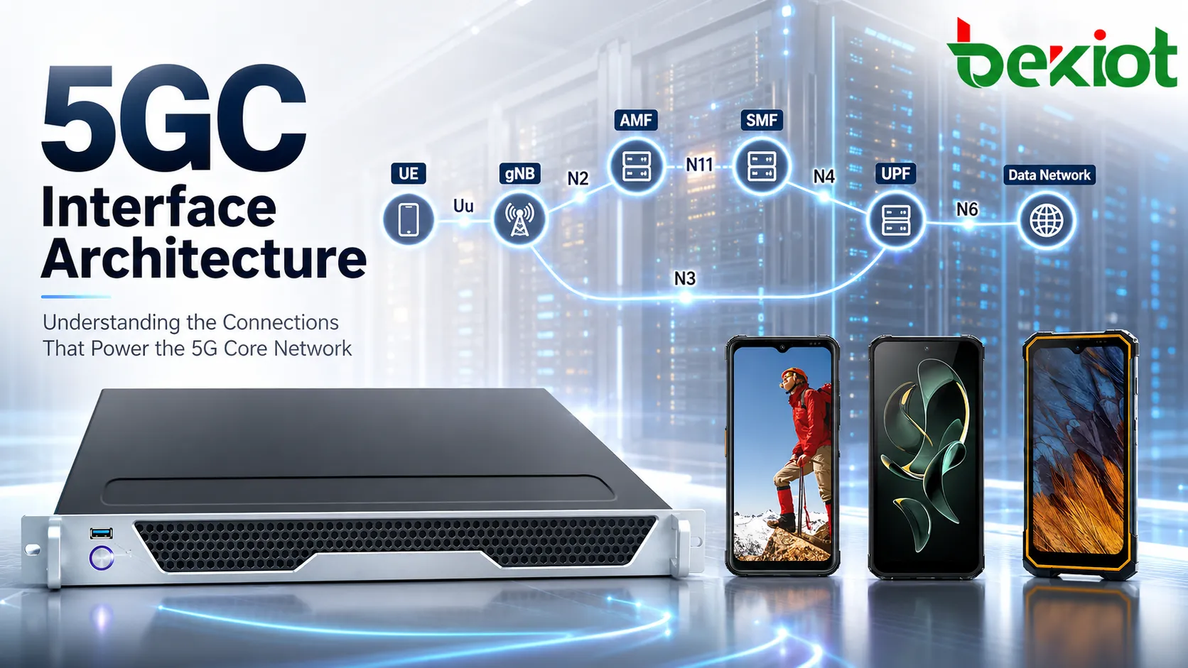 Как организованы интерфейсы 5GC? Основные интерфейсы и соответствие EPC