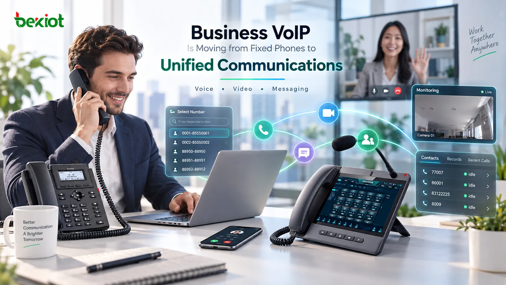 Бизнес-VoIP переходит от стационарных телефонов к платформам унифицированных коммуникаций