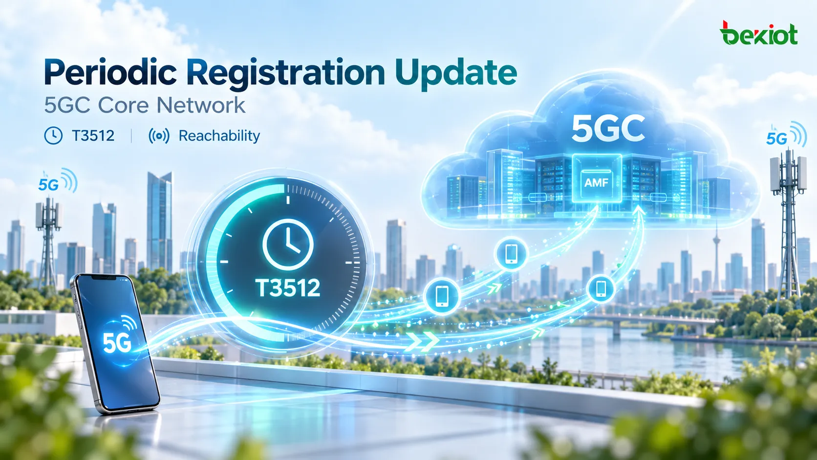 Процедура периодического обновления регистрации в ядре 5GC